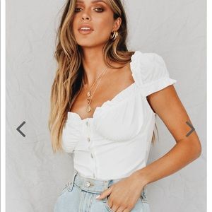 Verge girl art & soul button up top